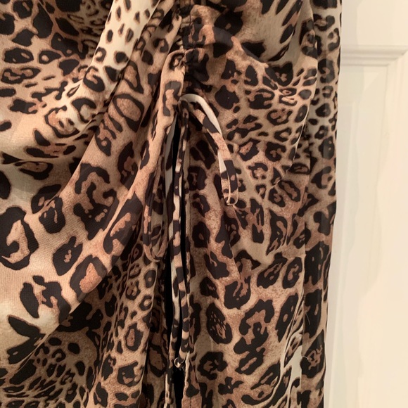 ASTR Fiercely Feminine Leopard  Dress - M - Picture 2 of 4